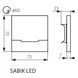 Світильник сходинковий SABIK LED AC-WW KANLUX 23802