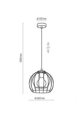 Люстра UNIVERSO S BK TK-Lighting 3154