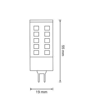 Світлодіодна лампа POLUX 317490 Lamp G9