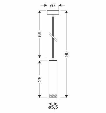 Люстра Candellux 31-78582 Tubo