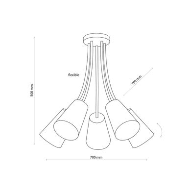 Люстра TK LIGHTING 6025 WIRE