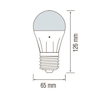 Лампа світлодіодна HOROZ ELECTRIC 001-068-0010-010 DARK