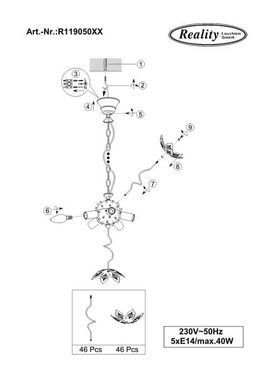 Люстра Trio Reality R11905001 Blowball