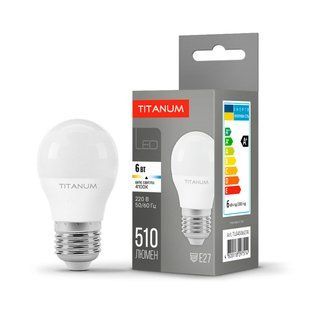 Лампа LED TITANUM TLG4506274 25000 E27 6 Вт 4100K 510Lm