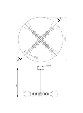 Люстра Dome PikArt 24893-1
