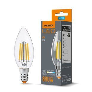 Лампа LED Videx VL-C37F-06143 25793 E14 6 Вт 3000K 880Lm
