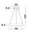 Люстра RANDO THIN Nova Luce 9453432