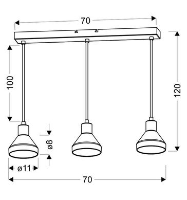 Люстра Candellux 33-79008 GREGORY