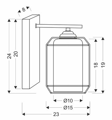 Бра Candellux 21-10186 Jonera