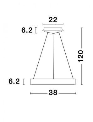 Люстра RANDO THIN Nova Luce 9453433