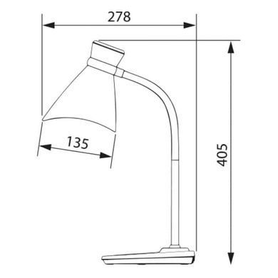 Настольная лампа HOROZ ELECTRIC 049-016-0001-010 NIDA