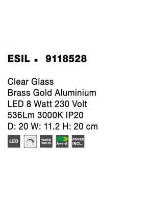 Настенный светильник ESIL Nova Luce 9118528