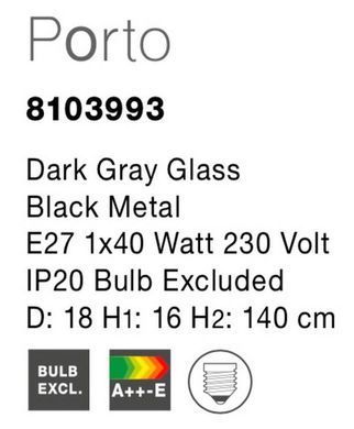 Люстра PORTO Nova Luce 8103993