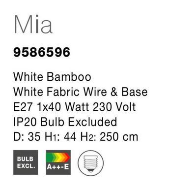Люстра MIA Nova Luce 9586596