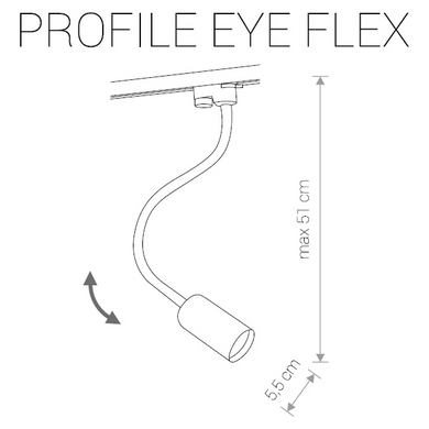 Трековый светильник Nowodvorski PROFILE EYE FLEX 9332