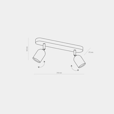 Спот TOP 2 WH TK-Lighting 4412