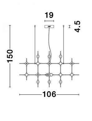 Люстра ATOMO Nova Luce 9180630