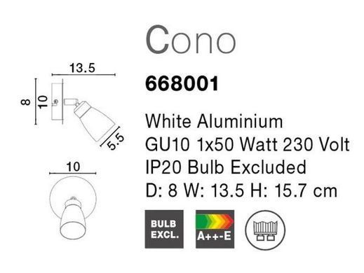 Спот Cono Nova Luce 668001