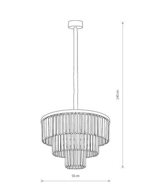 Люстра Nowodvorski 7617 CRISTAL SILVER M ZWIS PL